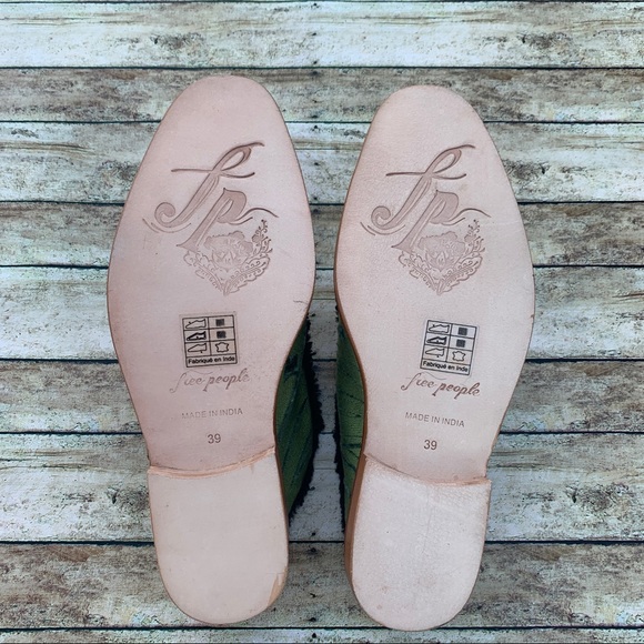 Free people butterfly faux fur lined mule - Picture 14 of 15